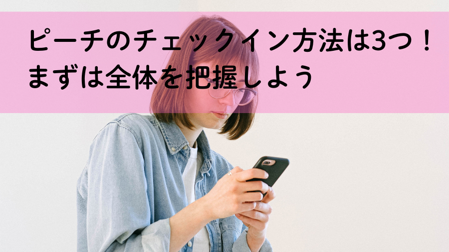 ピーチのチェックイン方法は3つ！まずは全体を把握しよう